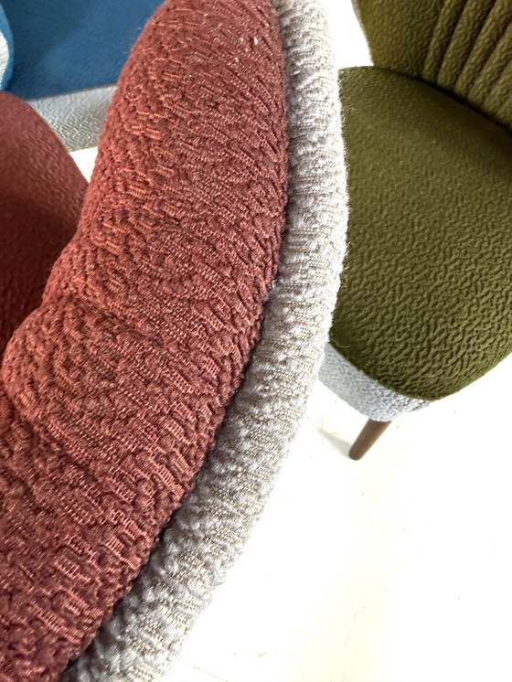 Image 1 of Set van 3 vintage cocktailfauteuils ‘60