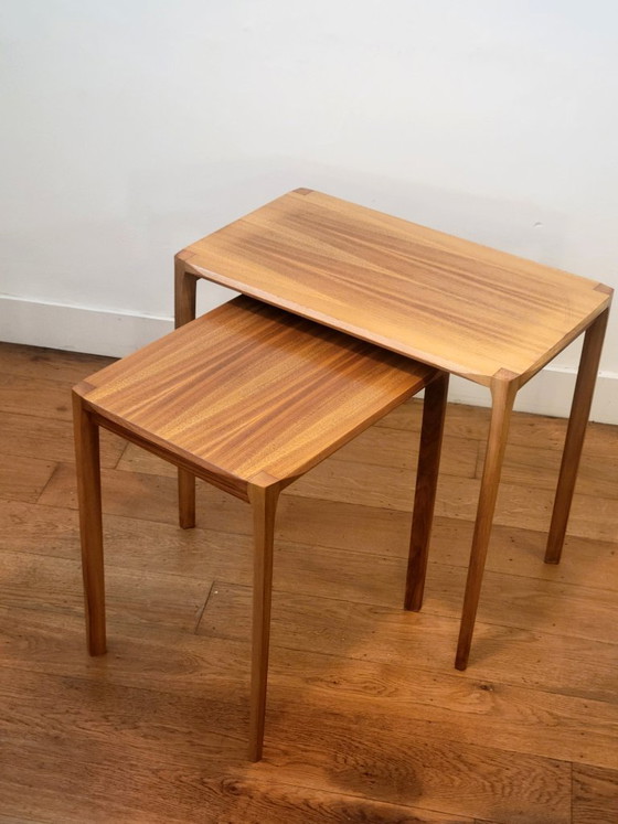 Set van twee nesting tables van Rex Raab voor Wilhelm Renz, Duitsland 1960 – Bijzettafels, Wood (photo 4 of 10)