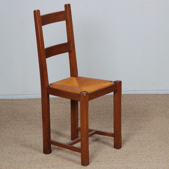 Image 1 of Suite von 4 Holzstühlen aus den 1960er Jahren