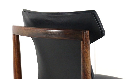 Image 1 of Set di 8 sedie Inger Klingenberg per Fristho Franeker rivestite vintage