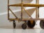 Chariot industriel en métal jaune – Chariot d'usine Europe – circa 1950 – Dessertes, Metal, Iron (photo 13 of 35)