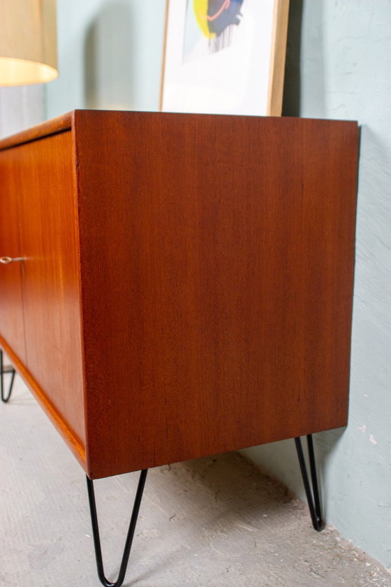 Image 1 of Vintage teak chest of drawers sideboard cabinet mid century 60s