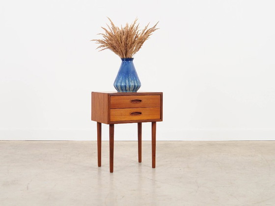 Image 1 of Teak bedside table, Danish design, 1970s, made in Denmark