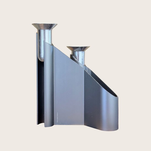 Georg Jensen Labyrinth Kerzenhalter – Lene Munthe – kandelaars en kaarsen, Aluminium
