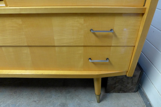 Image 1 of Magnifique buffet haut vintage du milieu du siècle