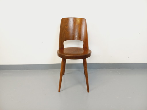 Vintage Mondor chair by Baumann in wood from the 60s