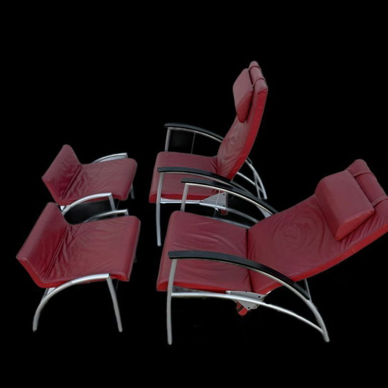Sillón reclinable Kebe Denmark con reposapiés, dos unidades disponibles. – Sillones, Leather, Metal (photo 2 of 6)