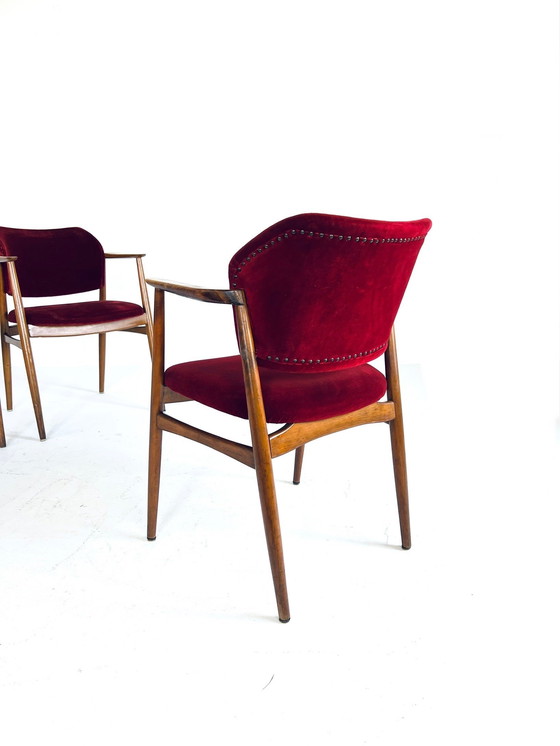 Image 1 of 4x Vintage Eetkamerstoel Spahn Stadlohn, Jaren ‘60