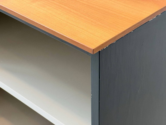 Image 1 of High-quality sideboard with sliding doors and drawers, 1980s