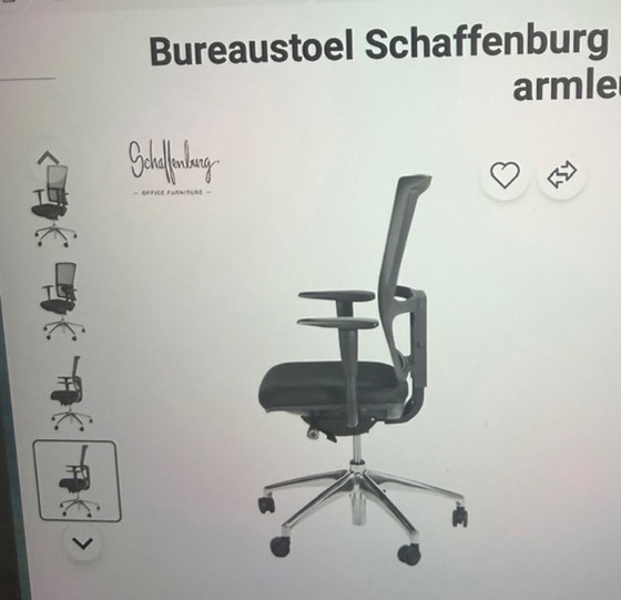 Sedia da ufficio Schaffenburg con braccioli – Sedie da ufficio, Other (photo 4 of 5)