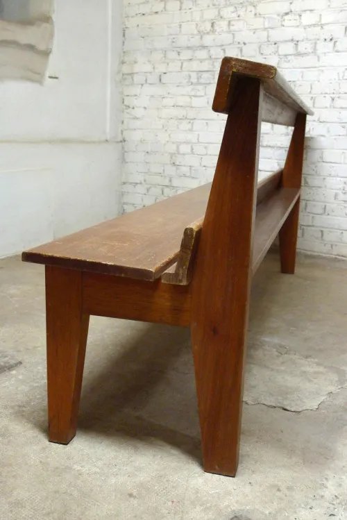 Panca antica vintage in olmo – Panche, Legno (photo 4 of 4)