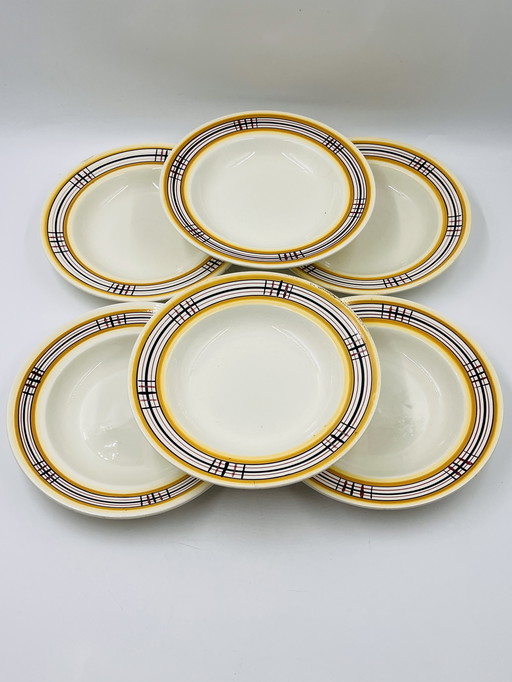 Set of 6 BFK soup plates