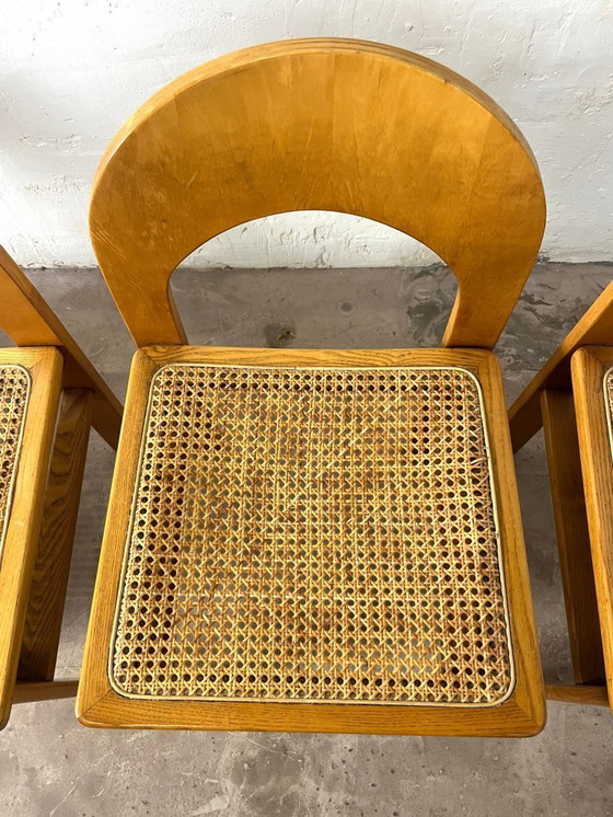 Image 1 of Set of four Arcadia cane chairs by Tagliabue di Cascina Armata, 1970-80