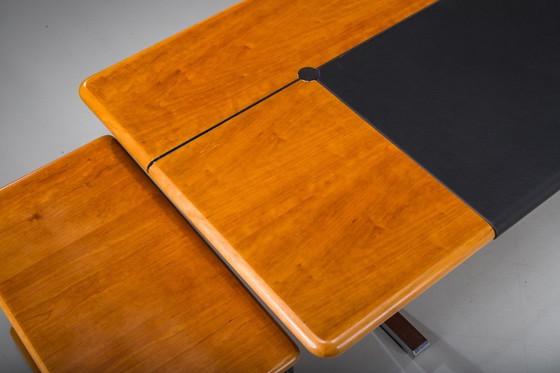 Image 1 of Ensemble de bureau de Walter Knoll / Wilhelm Knoll, Allemagne, années 1970, ensemble de 3 pièces