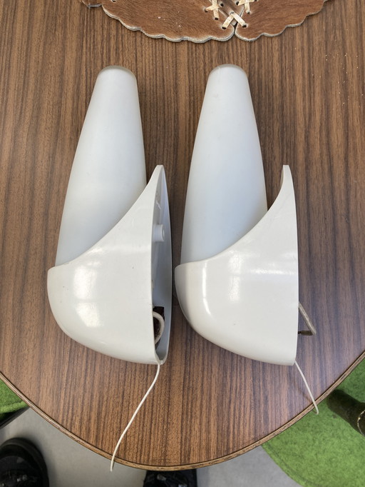 2 1960s wall lamps by Bo Niko