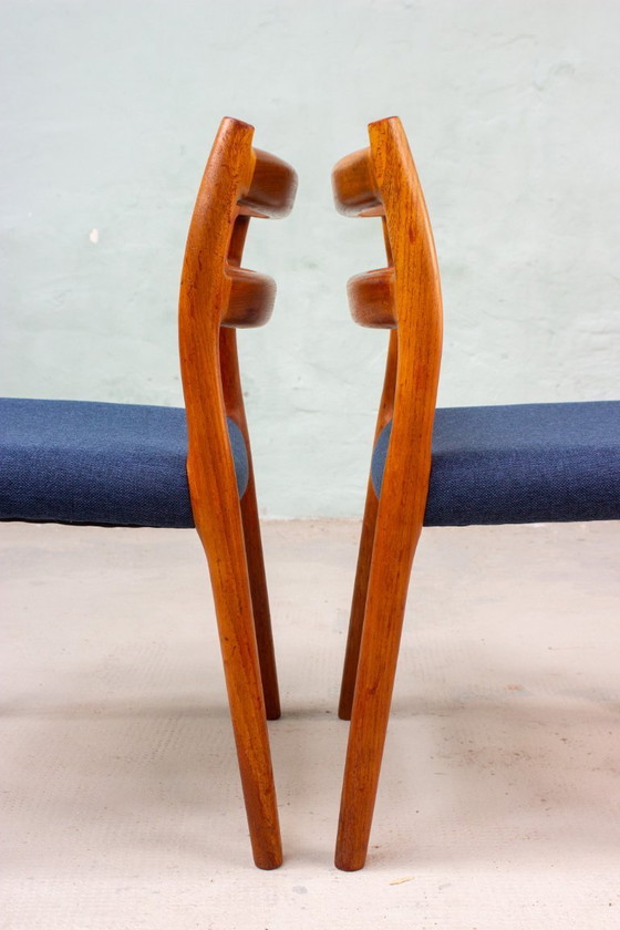 Image 1 of 2 chaises Niels Otto Möller modèle n° 84, en teck danois vintage
