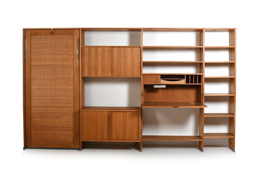 Hans J. Wegner Ry-100 en chêne avec Murphy Bed 1960s