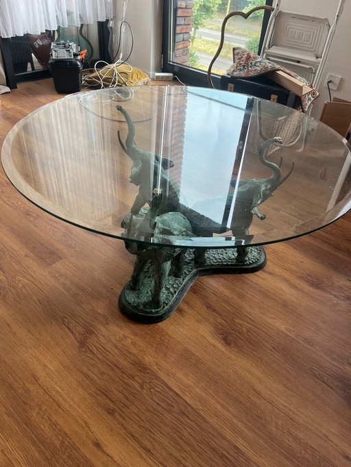 Table basse éléphant