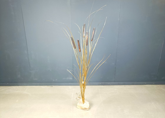 Image 1 of Messing staande lamp van Daniel D'Haeseleer, 1970