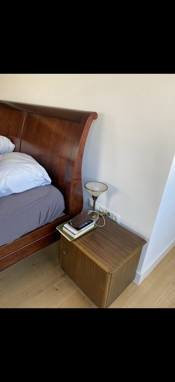 Image 1 of Koloniaal Houten-Bett mit Tempur-Matratzen