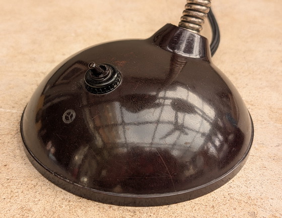 Image 1 of Bakeliet Bauhaus Tafellampen: "Vader en Zoon".