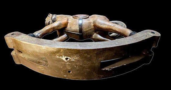 Cavallo a dondolo vintage in legno (Clayre & Eef) – Oggetti decorativi, Wood (photo 7 of 7)