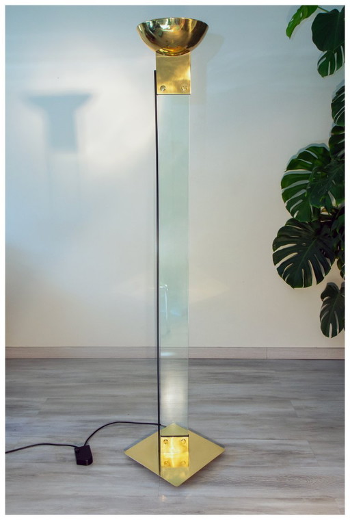 Laser" floor lamp by Max Baguara for Lamperti, Italy, 1970s