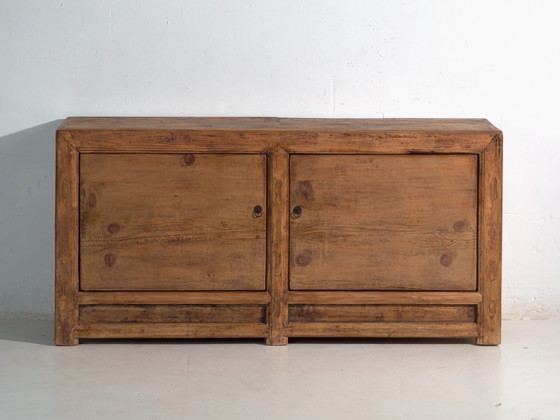 Antique sideboard in pine wood – China, circa 1930 – Iron (photo 23 of 40)