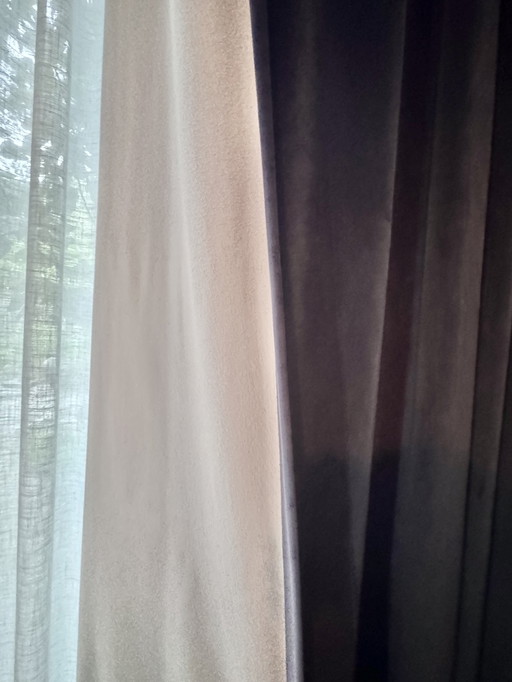 Curtains velvet / velvet