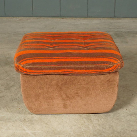 Image 1 of Midcentury modulaire zithoek/zitgroep – velours – jaren 70