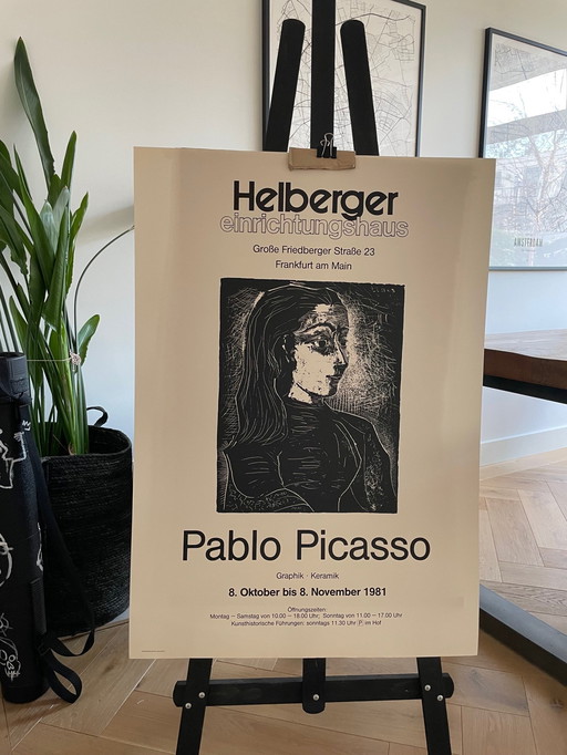 Pablo Picasso (1881-1973), Helberger Einrichtungshaus Frankfurt, 1981, Hornberger Druck, Maulburg