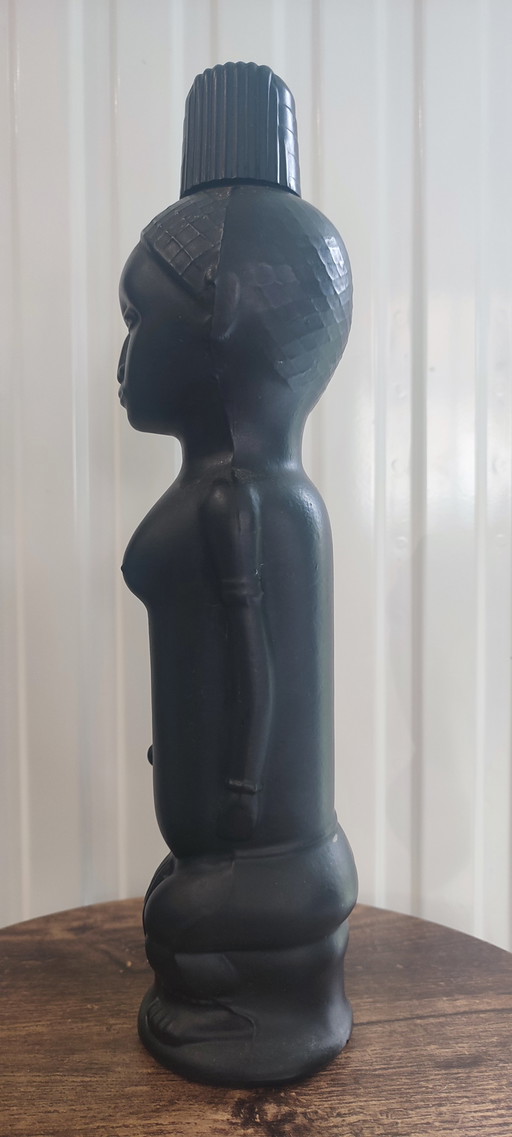 Antieke fles gesigneerd Morey