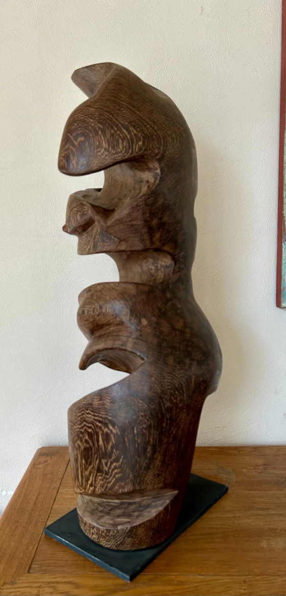 statue of a torso man – Beeldhouwkunst, Hout (photo 8 of 17)