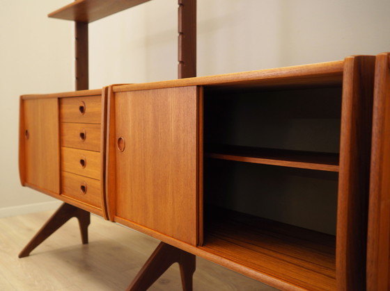 Image 1 of Teak System Bookcase, Norwegian Design, 1960s, Production: Blindheim Mobelfabrikk, Designer: John Texmon & Einar Blindheim