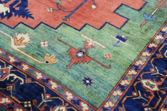 Image 1 of Russische antieke Kaukasische Ghazni Kazak Shirvan, meer dan 100 jaar oud, 314 x 265 cm