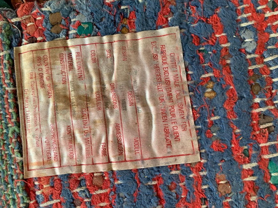 Image 1 of Tappeto Wildwest in pelle annodato a mano, design vintage anni '80, di Mobitare AG.