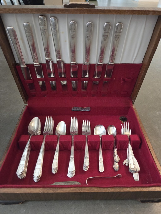 Wm Rogers & Son Silberbesteck-Set – besteksets, Silver