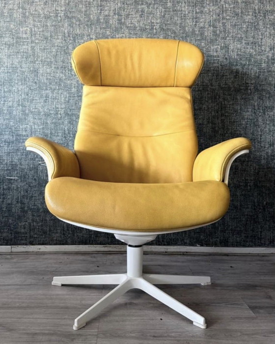 Image 1 of Conform Time Out Lounge-Sessel – Gelbes Leder