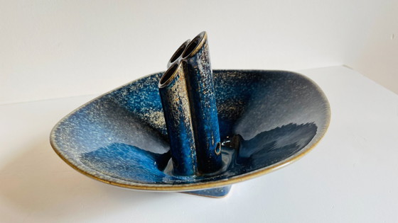 Image 1 of Vaso in ceramica geometrica vintage