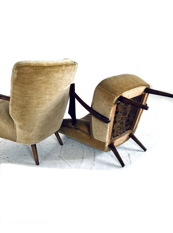 Image 1 of Ensemble de 2 fauteuils de cocktail Vintage 1960s