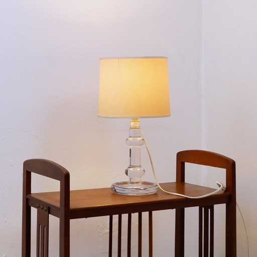 Sheraton model glazen tafellamp, van Michael Bang voor Holmegaard - jaren 70