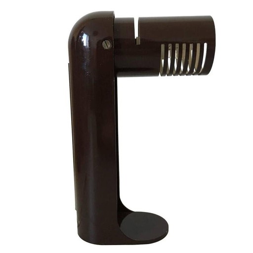 Leuka "Flip Top" bruin Italiaans stalen bureaulamp, Richard CARRUTHERS - jaren 1970