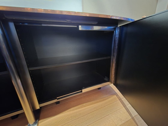 Image 1 of Exclusive Belgochrom design sideboard – top Belgian design