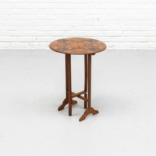Table d'appoint pliante Art Déco