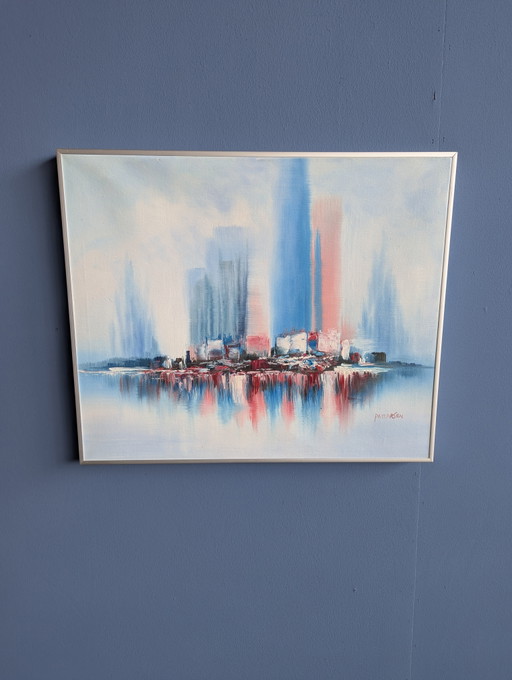 Abstract painting Pat Larsen Canada