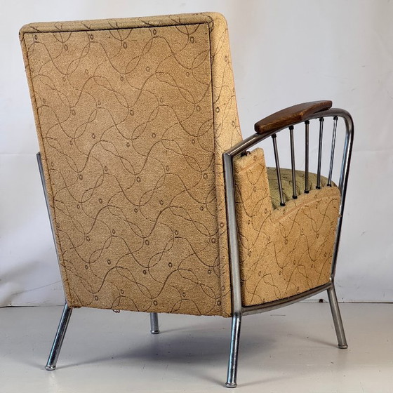 Image 1 of Sillón tubular József Peresztegi, años 60 - Raro diseño húngaro de mediados de siglo