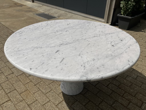 Angelo Mangiarotti M1 dining table Carrara marble 130cm As New!!
