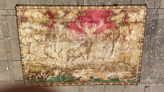 Image 1 of Grande arazzo da parete vintage, decorazione da parete