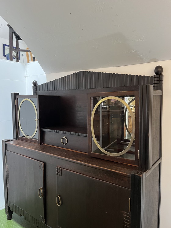 Image 1 of Art Deco oak sideboard