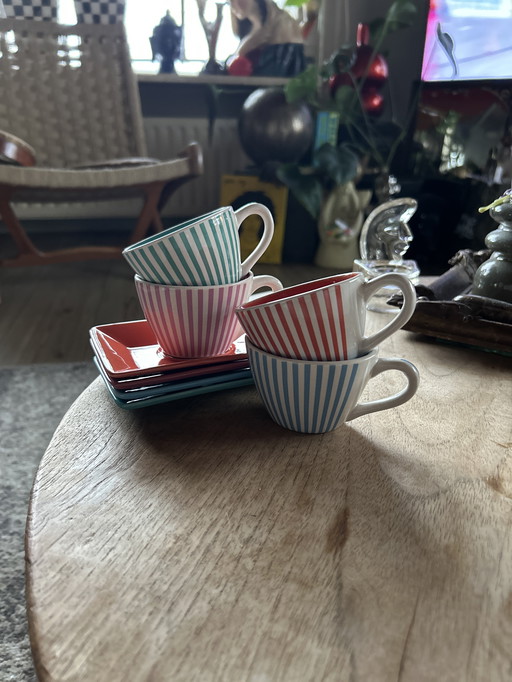 Vintage LBVYR Espressotassen